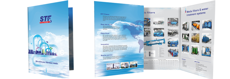 stf filtros diseño y maquetación de folleto corporativo 