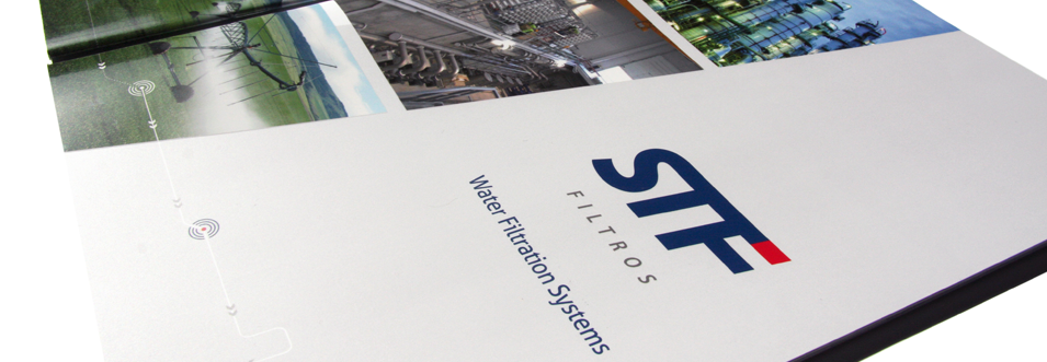 stf filtros diseño y maquetación de folleto corporativo 