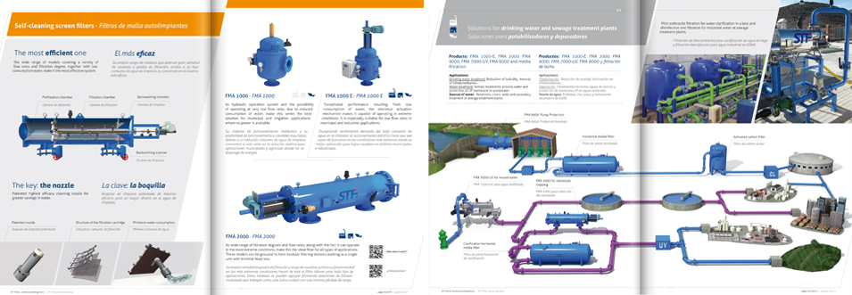 stf filtros diseño y maquetación de folleto corporativo 