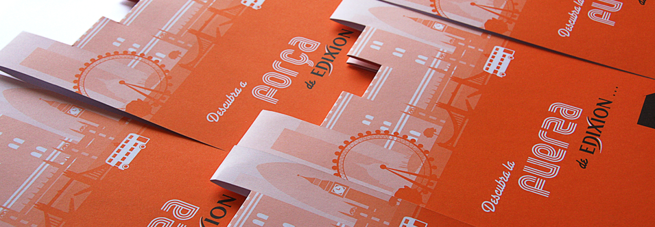 diseño de díptico promocional