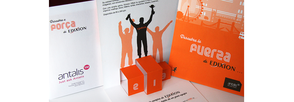 diseño de díptico promocional