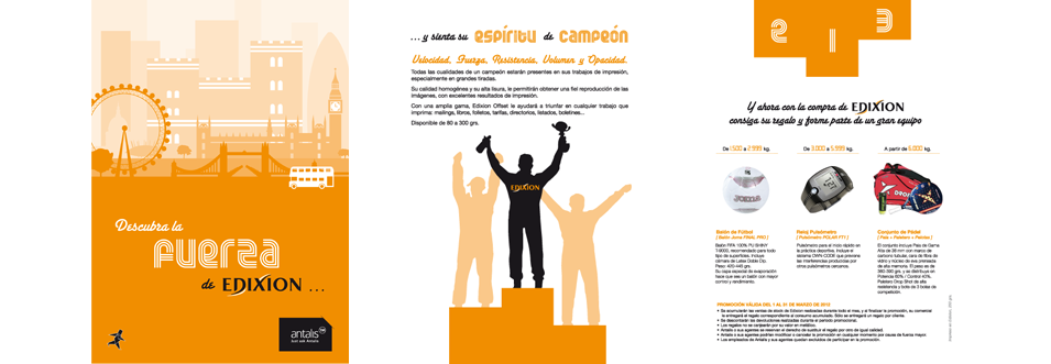 diseño de díptico promocional