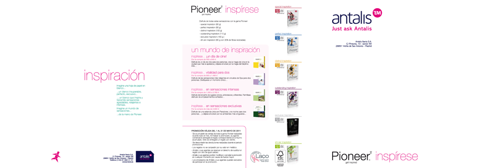 diseño de tarjetón promocional