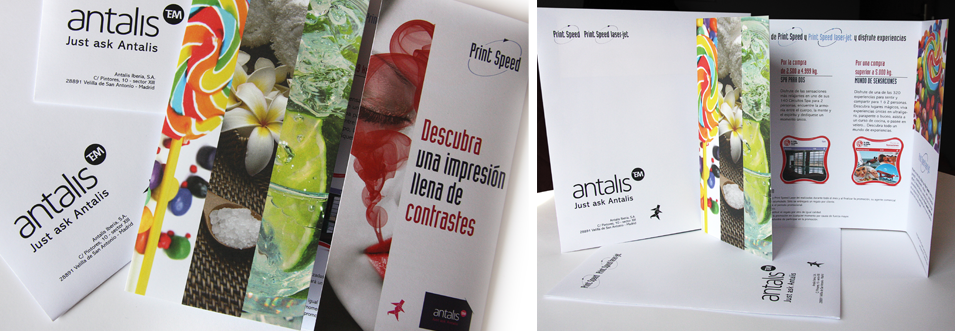 diseño y maquetación de pieza promocional 