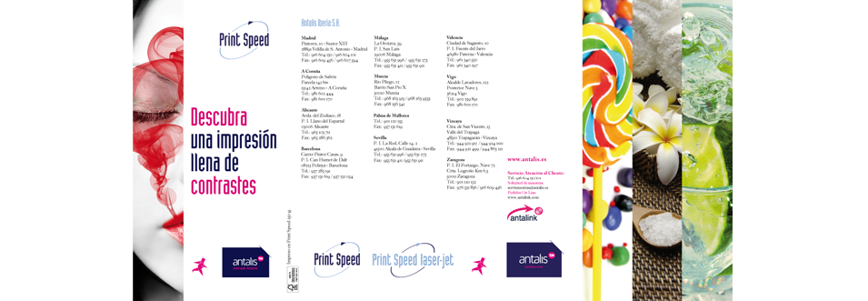 diseño y maquetación de pieza promocional 