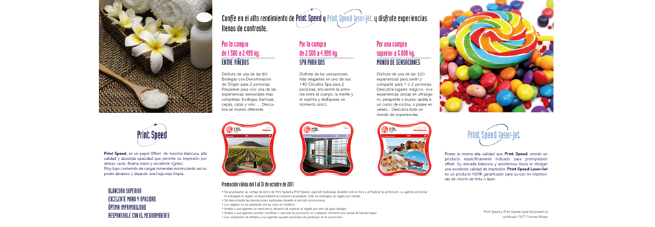 diseño y maquetación de pieza promocional 