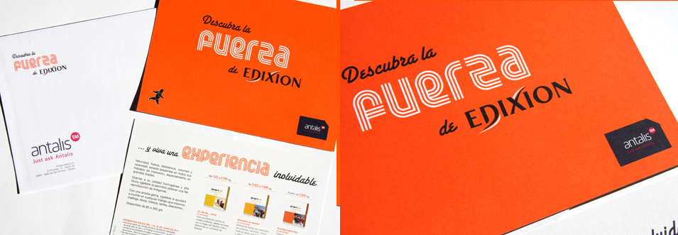 diseño de tarjetón promocional