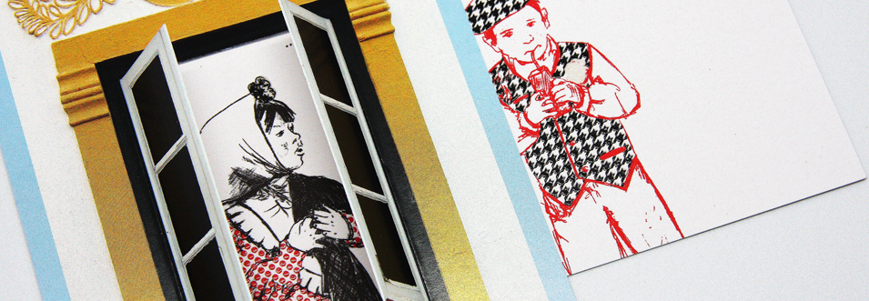 diseño de packaging con postales