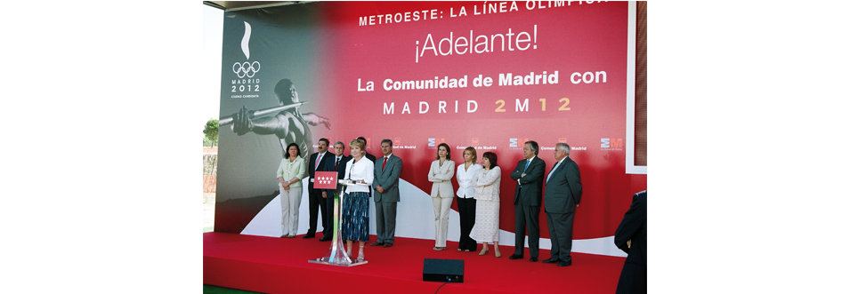 acto de apoyo a la candidatura madrid 2012