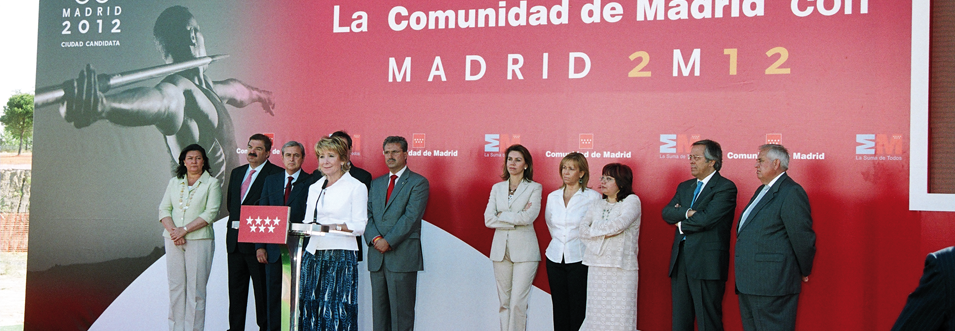 acto de apoyo a la candidatura madrid 2012