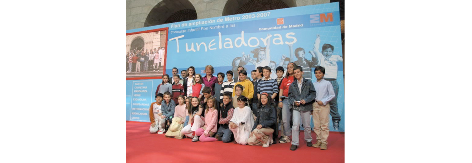 concurso infantil, pon nombre a la tuneladora