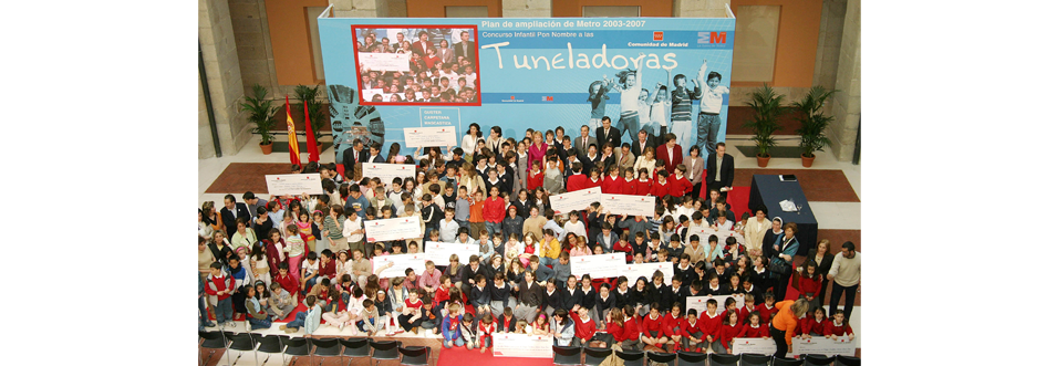 concurso infantil, pon nombre a la tuneladora