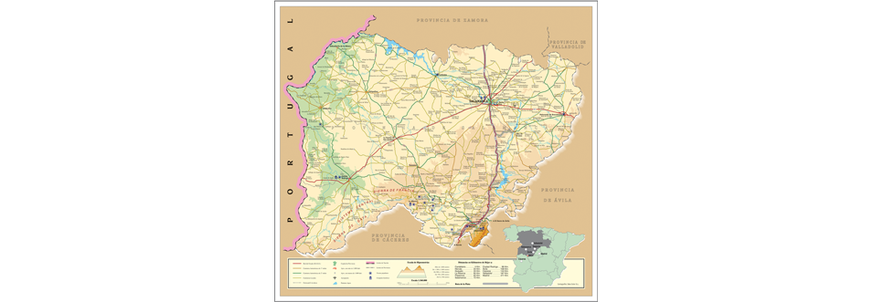 diseño de plano provincial de carreteras