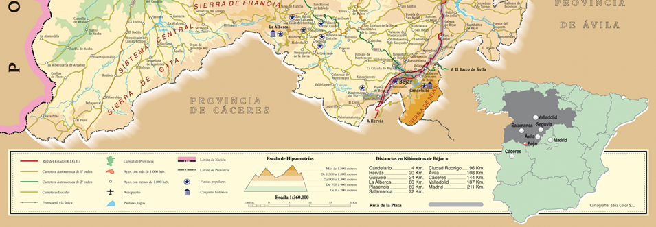 diseño de plano provincial de carreteras